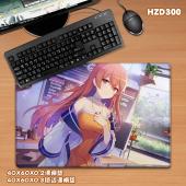 HZD300-少女咖啡枪2双生视界 游戏40X60橡胶课桌垫