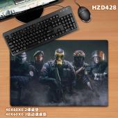 HZD428-彩六游戏40X60橡胶课桌垫