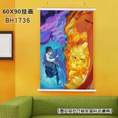 (60X90)BH1736- 火影忍者 动漫白色塑料杆