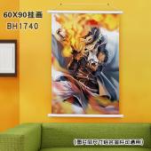 (60X90)BH1740- 海贼王 动漫白色塑料杆