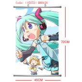 BH128-45X72初音塑杆布挂画(提前1天预定)