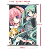 BH029-60X90初音塑杆布挂画(提前1天预定)