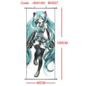 BH027-40X100初音塑杆布挂画(提前1天预定)