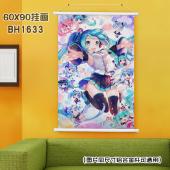 (60X90)BH1633-VOCALOID初音 动漫白色塑...