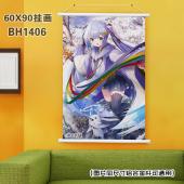 (60X90)BH1406-VOCALOID初音动漫白色塑料...