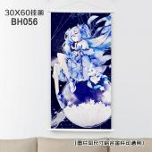 (30X60)BH056-初音动漫白色塑料杆挂画