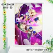 (60X90)BH1160-王者荣耀游戏白色塑料杆挂画