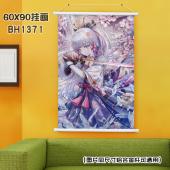 (60X90)BH1371 原神  游戏白色塑料杆挂画