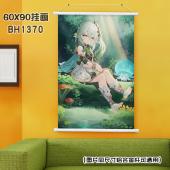 (60X90)BH1370 原神   游戏白色塑料杆挂画