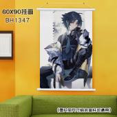 (60X90)BH1347 原神  游戏白色塑料杆挂画