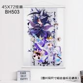 (45X72)BH503-阴阳师动漫白色塑料杆挂画