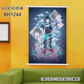 (60X90)BH1244-我的英雄学院动漫白色塑料杆挂画