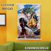 (60X90)BH1243-我的英雄学院动漫白色塑料杆挂画