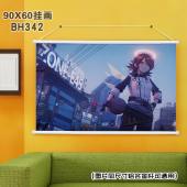 (90X60)BH342明日方舟 游戏白色塑料杆挂画