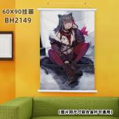 (60X90)BH2149-明日方舟 动漫塑料杆挂画