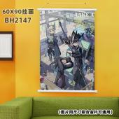 (60X90)BH2147-明日方舟 动漫塑料杆挂画