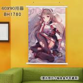 (60X90)BH1780-明日方舟 游戏白色塑料杆挂画