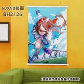 (60X90)BH2126-赛马娘 动漫塑料杆挂画