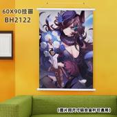 (60X90)BH2122-赛马娘 动漫塑料杆挂画