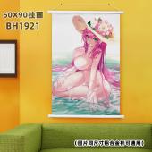 (60X90)BH1921-碧蓝航线 游戏白色塑料杆挂画