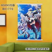 (60X90)BH1770-碧蓝航线 动漫白色塑料杆挂画