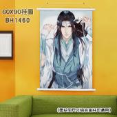 (60X90)BH1460-魔道祖师 动漫白色塑料杆挂画