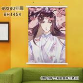 (60X90)BH1454-魔道祖师 动漫白色塑料杆挂画