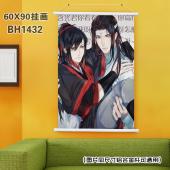 (60X90)BH1432-魔道祖师动漫白色塑料杆挂画