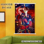 (60X90)BH1468-全职高手 动漫白色塑料杆挂画