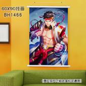 (60X90)BH1466-全职高手 动漫白色塑料杆挂画