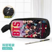 SCBD076-BTS 明星双层笔袋