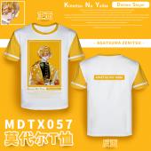 MDTX057-鬼灭之刃 动漫全彩莫代尔T恤效果图