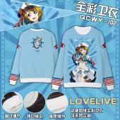 QCWY102-LOVELIVE动漫全彩加绒卫衣