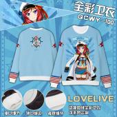 QCWY100-LOVELIVE动漫全彩加绒卫衣