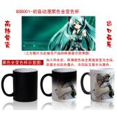 BSB001-初音动漫黑色全变色杯