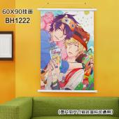 (60X90)BH1222-独占我的英雄动漫白色塑料杆挂画