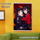 (60X90)BH1221-地狱少女宵伽动漫白色塑料杆挂画