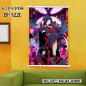 (60X90)BH1220-地狱少女宵伽动漫白色塑料杆挂画