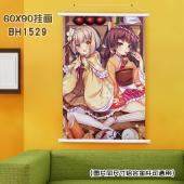 (60X90)BH1529-料理次元 游戏白色塑料杆挂画