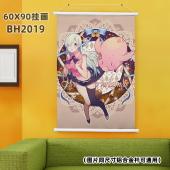 (60X90)BH2019-七大罪 动漫白色塑料杆挂画