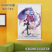 (60X90)BH1793-bilibili 动漫白色塑料杆...