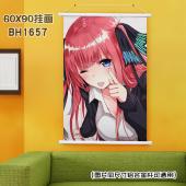 (60X90)BH1657-五等分的新娘 动漫白色塑料杆挂画