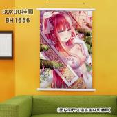 (60X90)BH1656-五等分的新娘 动漫白色塑料杆挂画