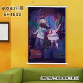 (60X90)BH1630-bilibili 动漫白色塑料杆...