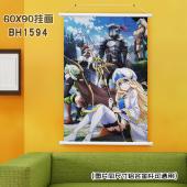 (60X90)BH1594-哥布林杀手 动漫白色塑料杆挂画