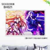 (90X60)BH021-FATE动漫白色塑料杆挂画