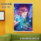 (60X90)BH2192 JOJO 动漫白色塑料杆挂画