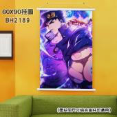 (60X90)BH2189 JOJO 动漫白色塑料杆挂画