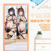 MAML066-明日方舟 仿棉麻彩印门帘