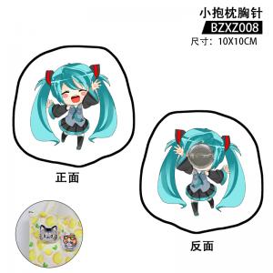 BZXZ008 初音未来 动漫 小抱枕胸针